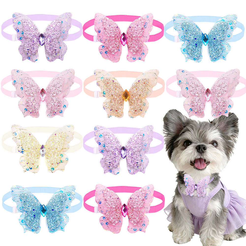 Pet Supplies Co - 50 Pezzi Papillon per Cani, Collari
