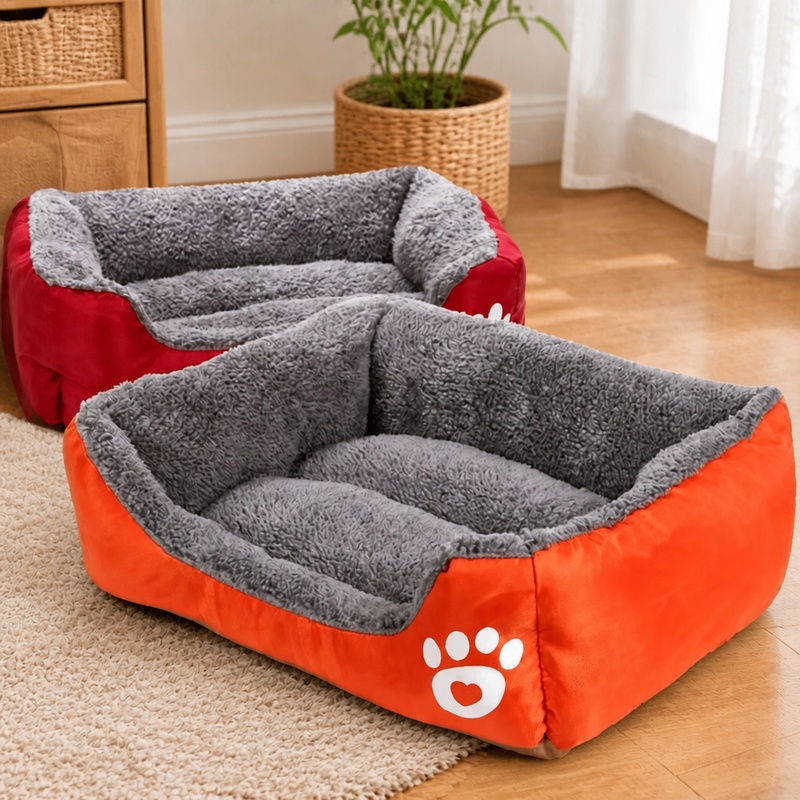 Calming Dog Bed - Cuscino Morbido in Peluche per Cani