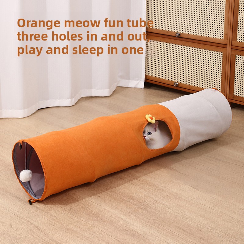 Pet Supplies In Store - Tunnel per gatti a più fori,
