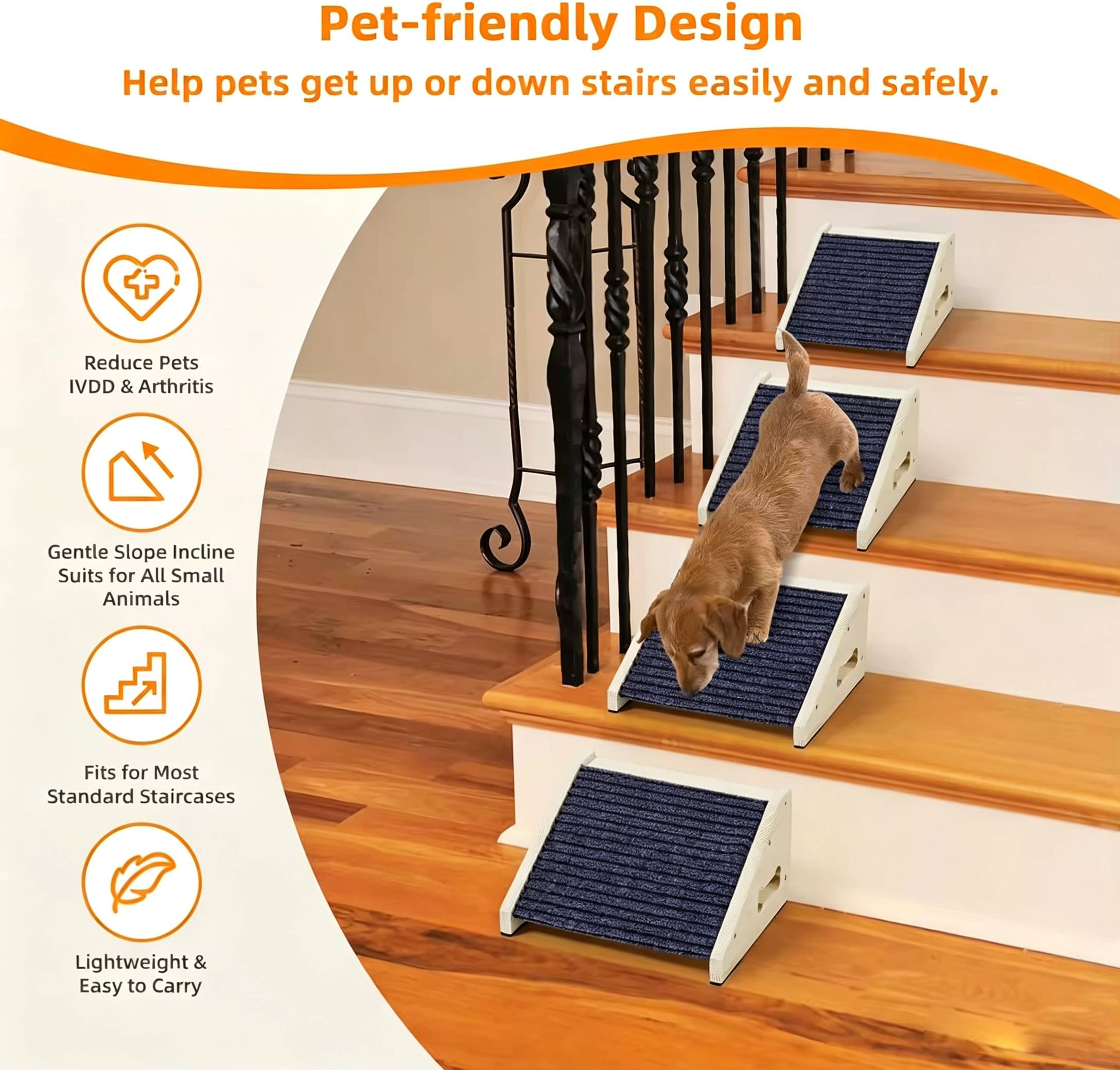 Rampe e scale in legno antisci - Calming Dog Bed recensione e prezzo