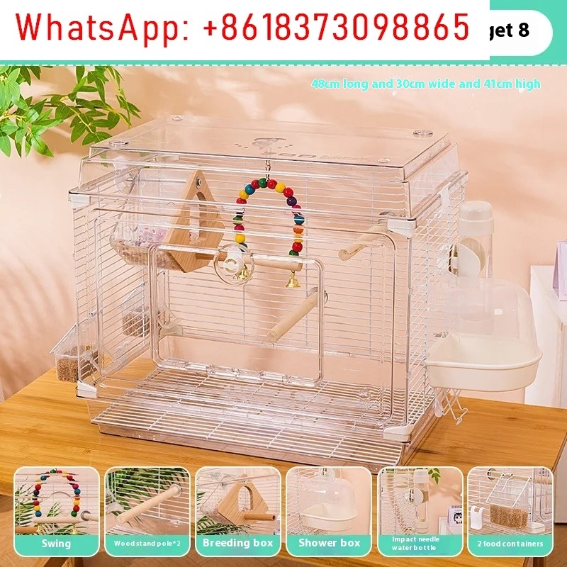 Gabbia per Uccelli in Acrilico - Bird Cage Parrot recensione e prezzo