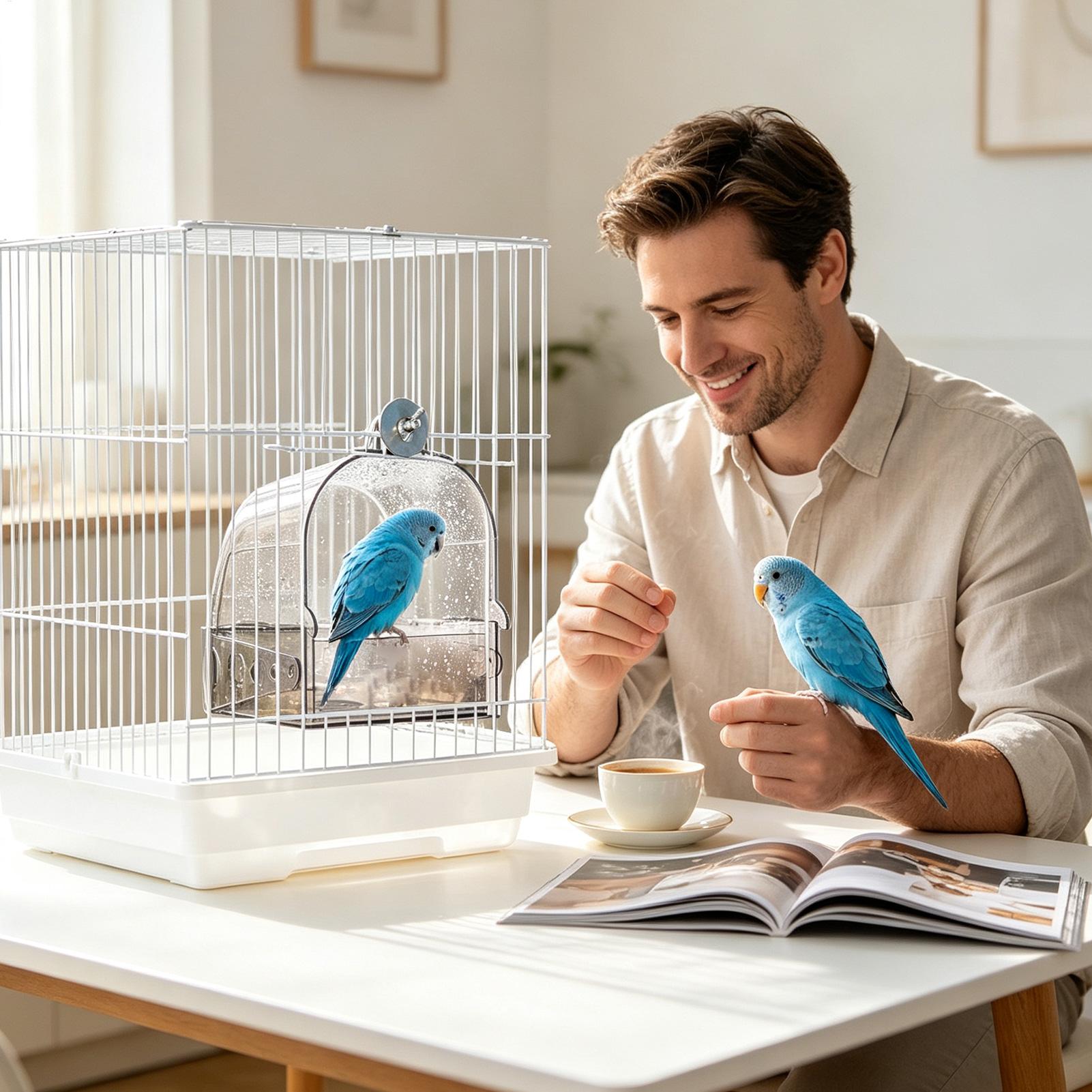 Vasca da bagno per uccelli da  - Bird Cage Parrot recensione e prezzo